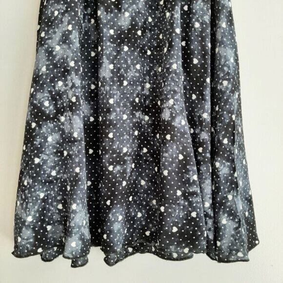 MINI MOLLY High Neck Sleeveless A-Line Dress Hearts & Dots Kids Sz 8 / M - Picture 4 of 12